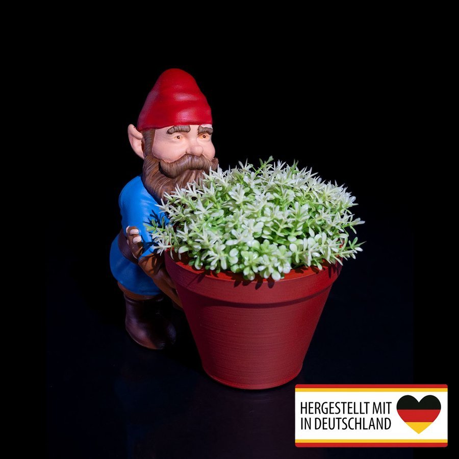 Pflanztopf Gartenzwerg - Kreative Gartendekoration