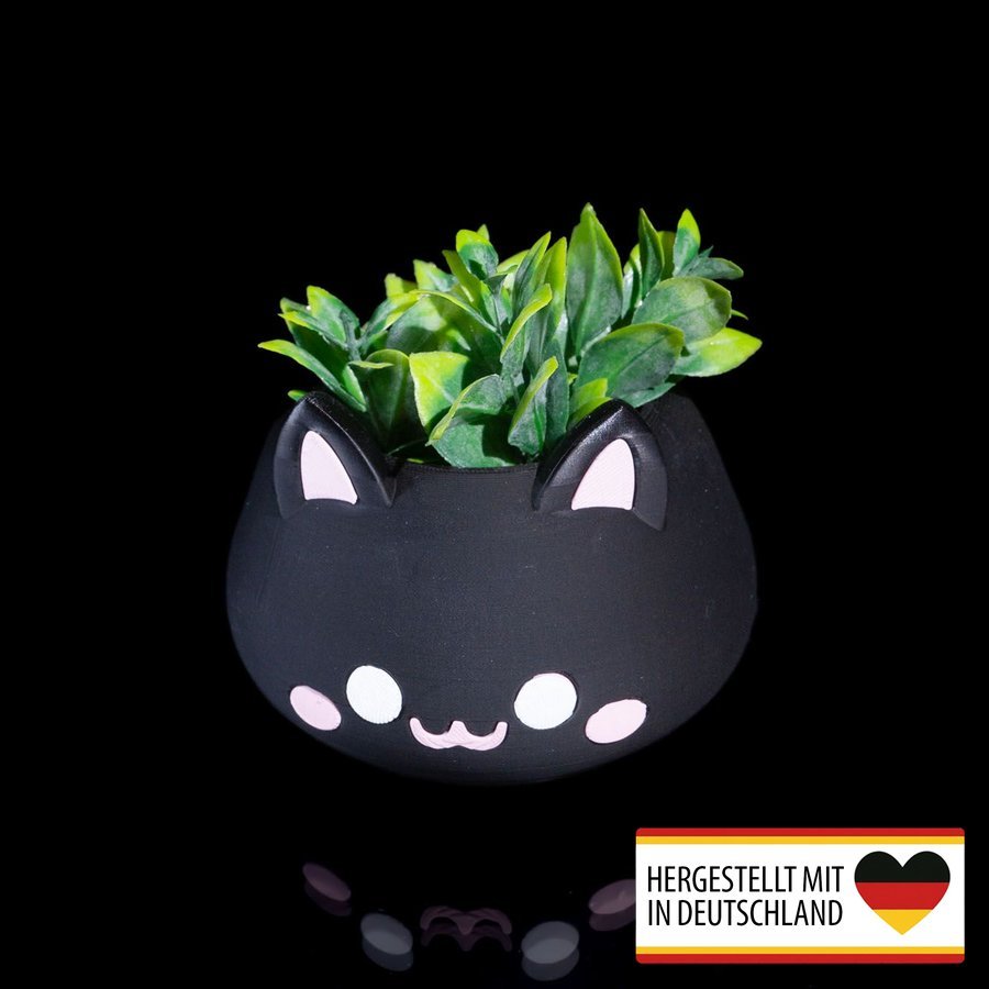 Pflanztopf Katzenkopf - Kreative Deko für dein Zuhause