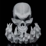 Backflow Räucherkegel Totenkopf | 3D-Druck Made in Germany