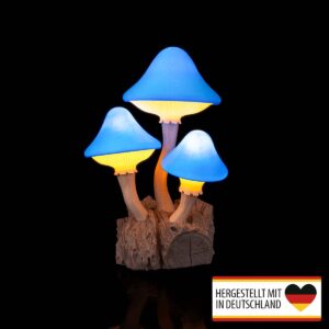 Pilz Lampe Baumpilz aus 3D-Druck als dekorative Tischlampe aus PLA