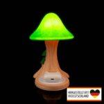 Tischlampe „Pilz mit Ablage“ – 3D-Druck Made in Germany | Pilz Lampe mit Ablage