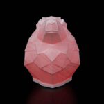 Poly Tischlampe „Löwenkopf“ – 3D-Druck aus Deutschland