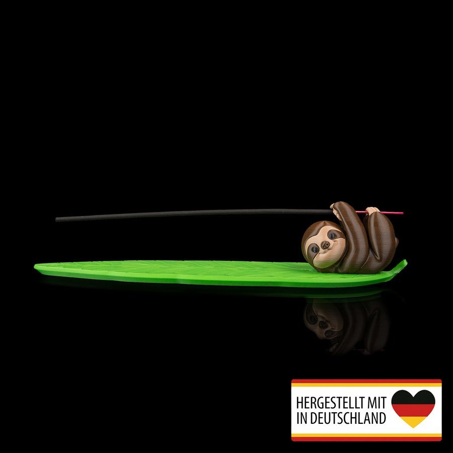 Räucherstäbchenhalter Faultier - Entspannung im Sloth-Stil