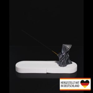 Eleganter Räucherstäbchenhalter im Samurai-Design aus nachhaltigem PLA