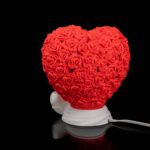 Tischlampe „Herzrosen“ – 3D-Druck Made in Germany | Rosen Herz Lampe