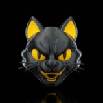 Wandlampe und Steckdosenlampe „Katze“ – 3D-Druck Made in Germany
