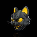 Wandlampe und Steckdosenlampe „Katze“ – 3D-Druck Made in Germany