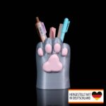 Stiftehalter Katzenpfote – Figur aus 3D-Druck in Germany