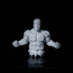 Wandlampe „Super Krieger“ – 3D-Druck Made in Germany