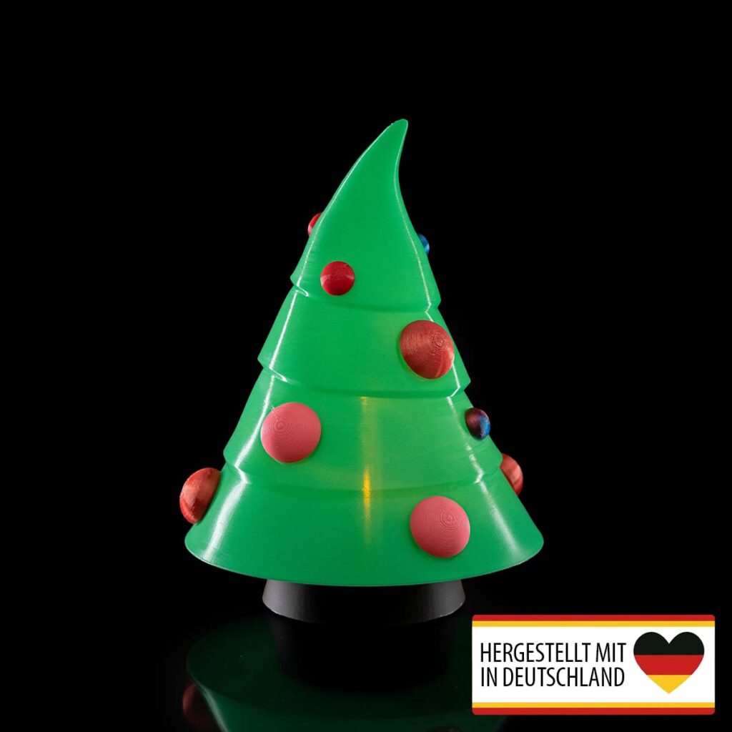 Tischlampe „Tannenbaum" – 3D-Druck Made in Germany | Teelichthalter