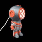 Kinderzimmerlampen Nachtlicht Stehlampe „Taucher“ – 3D-Druck in Germany