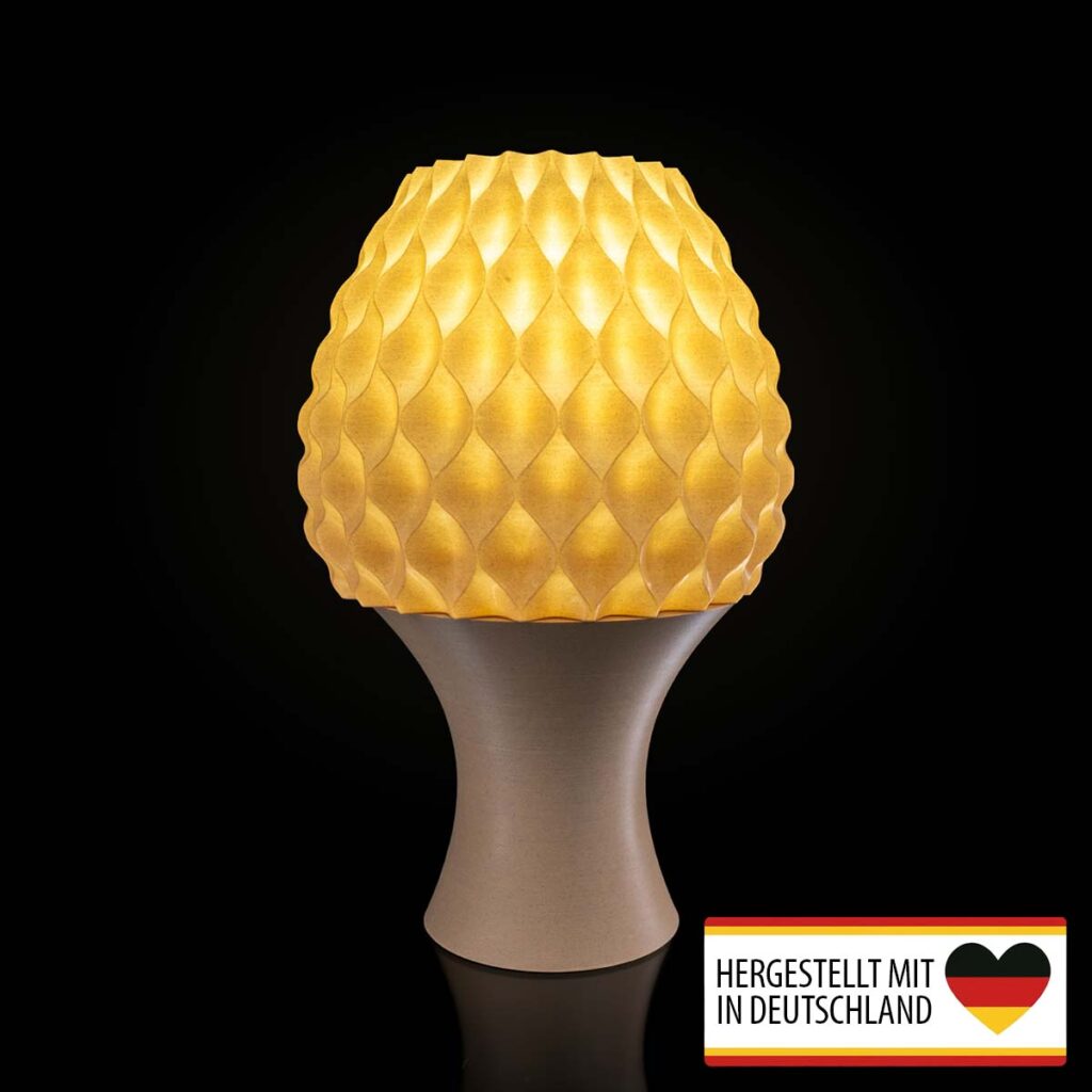 Tischlampe „Diamant“ – 3D-Druck Made in Germany