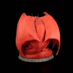 Tischlampe „Drache & Totenkopf“ – 3D-Druck made in Germany