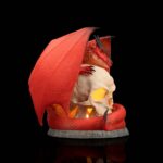 Tischlampe „Drache & Totenkopf“ – 3D-Druck made in Germany