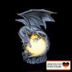 Tischlampe „Drachen Mond“ – Premium 3D-Druck Made in Germany