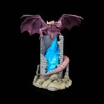 Tischlampe „Feuerdrache Turm“ – Premium 3D-Druck Made in Germany