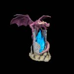 Tischlampe „Feuerdrache Turm“ – Premium 3D-Druck Made in Germany