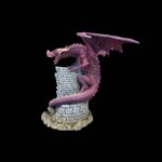 Tischlampe „Feuerdrache Turm“ – Premium 3D-Druck Made in Germany