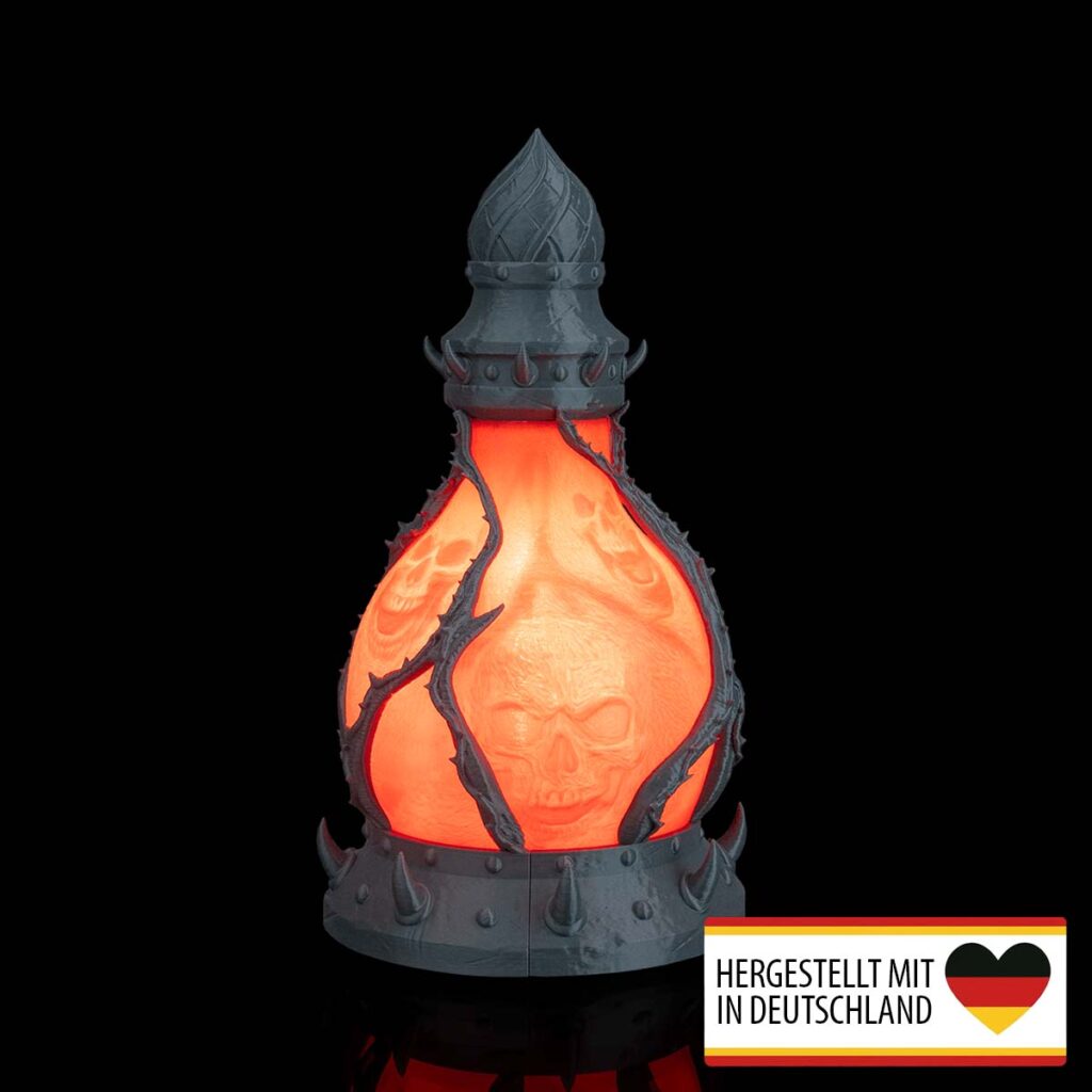 Tischlampe „Trank des Todes“ – 3D-Druck Made in Germany