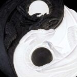 Tischlampe „Ying Yang Drache“ – 3D-Druck Made in Germany