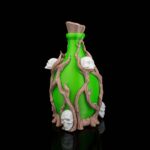 Tischleuchte „Gifttrank mit Totenköpfen“ – 3D-Druck Made in Germany