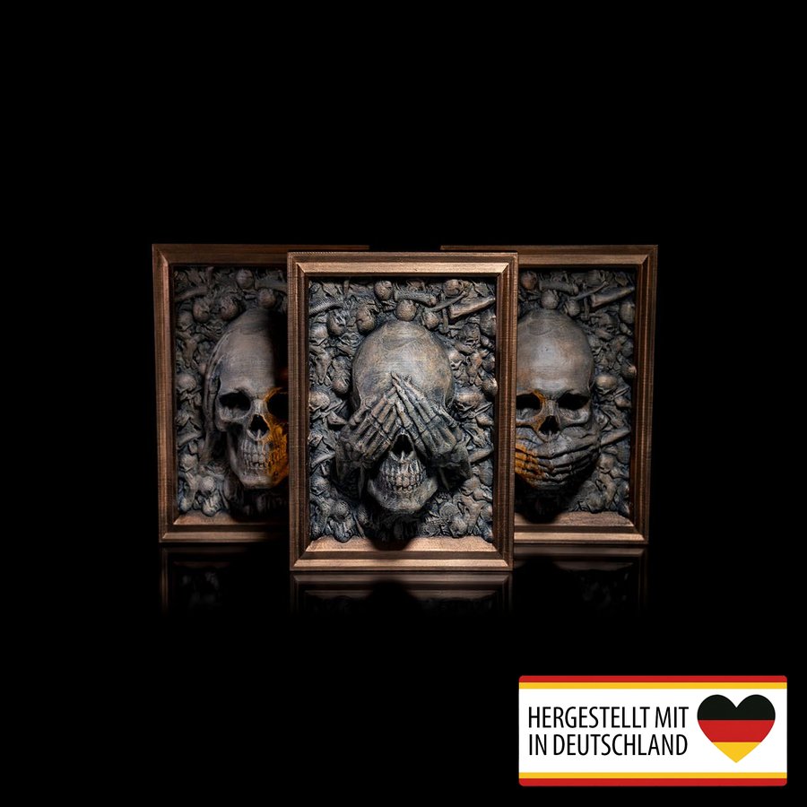 Totenkopf Bilder - Kunstvolle Ruhebotschafter