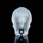 Wandlampe und Steckdosenlampe „Totenkopf“ – 3D-Druck Made in Germany