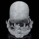 Backflow Räucherkegel Totenkopf | 3D-Druck Made in Germany