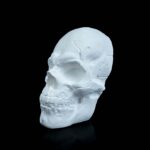 Wandlampe und Steckdosenlampe „Totenkopf“ – 3D-Druck Made in Germany