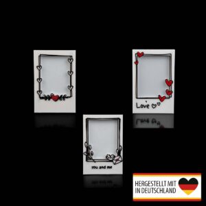 magnetischer bilderrahmen mit liebevollen herzen als valentinstag bilderrahmen geschenk