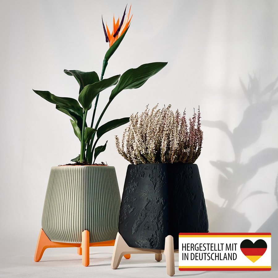 Elegante Vase Freya aus nachhaltigem PLA im modernen Design