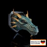Wanddeko Wasserdrachen Trophäe - Mystischer Blickfang für Dein Zuhause