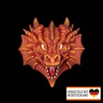Wandlampe „Drachenkopf“ – 3D-Druck Made in Germany