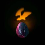 Wandlampe Kinderzimmer „Dinosaurierei“ – 3D Druck made in Germany