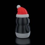 Weihnachten LED Teelicht „Pinguin mit Weihnachtsmütze“ – 3D-Druck Made in Germany | Tischlampe