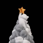 Tischlampe „Bären-Christbaum“ – 3D-Druck Made in Germany | Teelichthalter