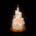 Tischlampe „Weihnachtsdorf-Tannenbaum“ – 3D-Druck Made in Germany | Teelichthalter