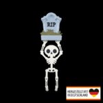 Lesezeichen Das Bücherskelett - Dein schauriger Buchwächter