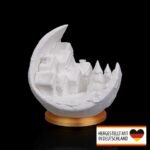 Weihnachten- Mondscheindorf- LED Teelichthalter - Magische Winterlandschaft