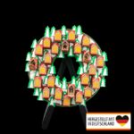 Adventskalender Kranz mit 24 Häuschen - Leuchtende Weihnachtsfreude