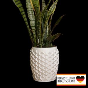 Blumentopf Pyralia in 23cm Größe aus nachhaltigem PLA