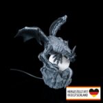 Detailansicht der Drachen Lampe mit PLA-Material