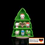 Figurenset die grummelige Weihnachtscrew - Festliche Stimmung im Miniaturformat