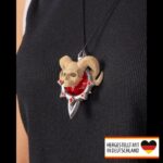 Halskette Schädel des Blutpakts - Mystische Verbindung