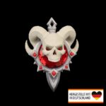 Halskette Schädel des Blutpakts - Mystische Verbindung