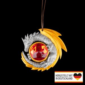 Halskette mit Drachenmotiv aus PLA, nachhaltig und magisch