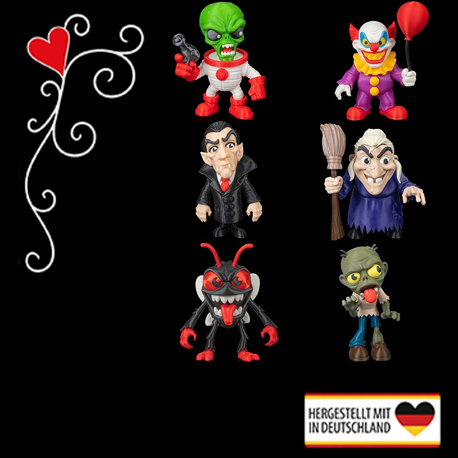 Figurenset die Halloween Monstertruppe - Schaurig-schöne Deko