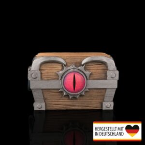 Exklusive Kartenbox der Schatztruhe des Wächters als stilvolle Aufbewahrungslösung