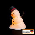 Weihnachten- der glückliche Schneemann- LED Teelichthalter - Dein stimmungsvoller Begleiter