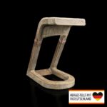 Weinflaschenhalter mit Weinglashalter - Elegante Präsentation